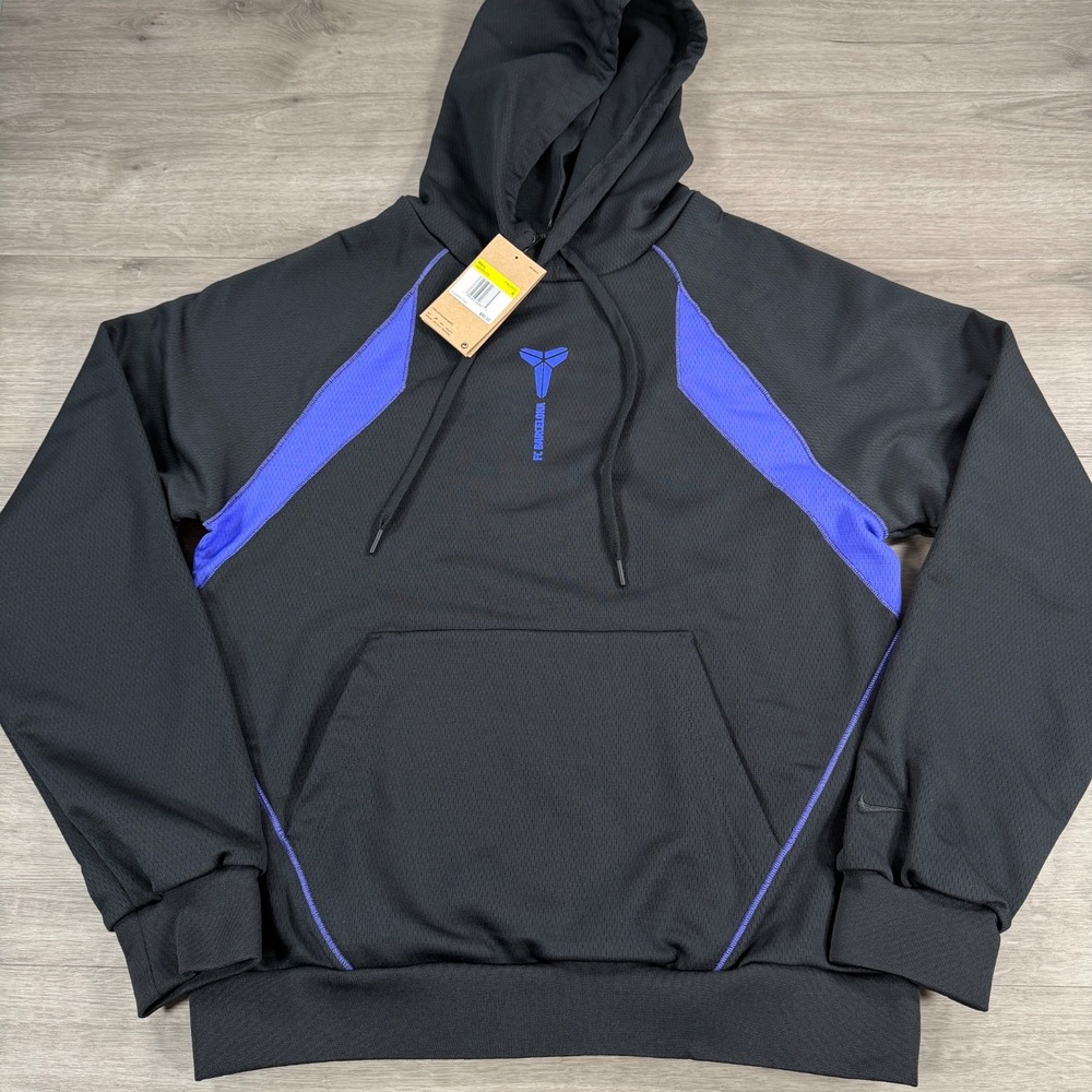 Nike X FC Barcelona X Kobe Bryant Mamba Therma Hoodie Pullover Jacket Small